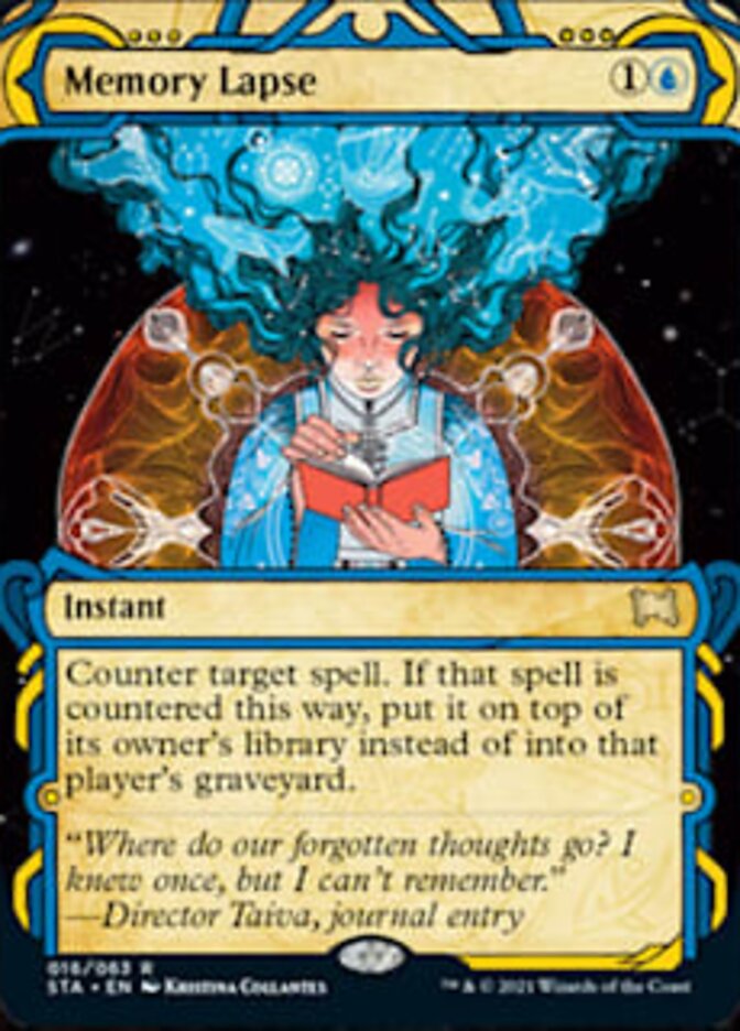 Memory Lapse (Foil Etched) [Strixhaven: School of Mages Mystical Archive] | I Want That Stuff Brandon