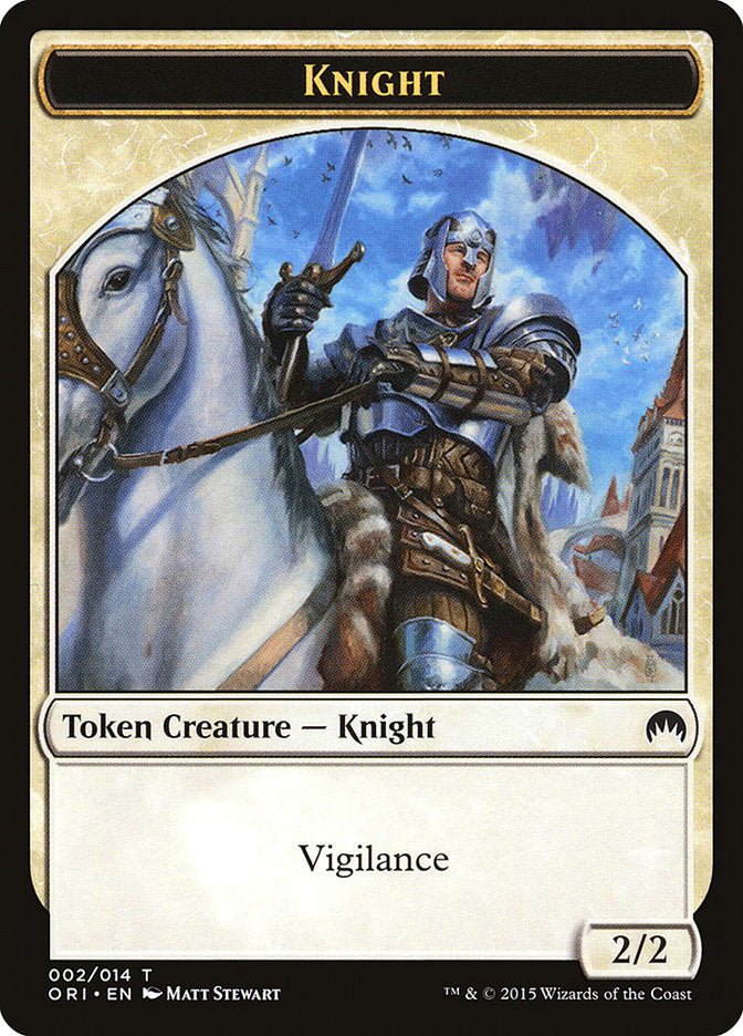 Knight Token [Magic Origins Tokens] | I Want That Stuff Brandon