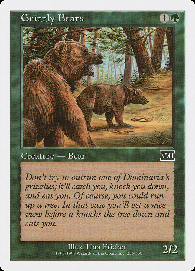 Grizzly Bears [Classic Sixth Edition] | I Want That Stuff Brandon