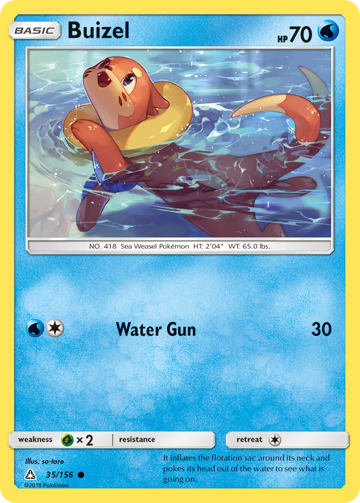 Buizel (35/156) [Sun & Moon: Ultra Prism] | I Want That Stuff Brandon