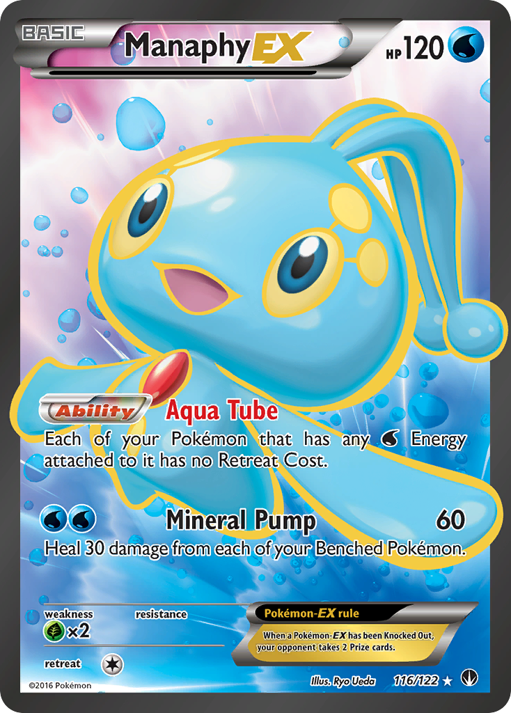 Manaphy EX (116/122) [XY: BREAKpoint] | I Want That Stuff Brandon