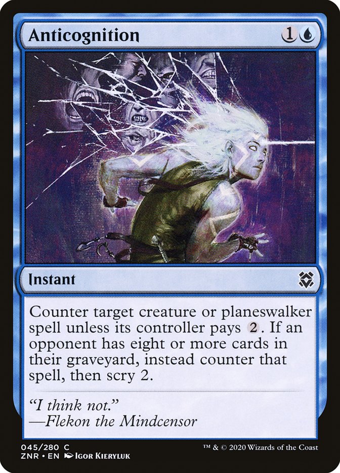 Anticognition [Zendikar Rising] | I Want That Stuff Brandon