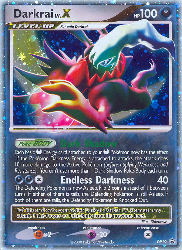 Darkrai LV.X (DP19) [Diamond & Pearl: Black Star Promos] | I Want That Stuff Brandon