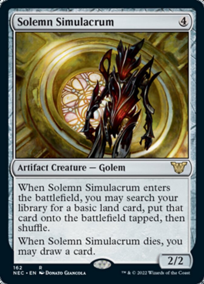 Solemn Simulacrum [Kamigawa: Neon Dynasty Commander] | I Want That Stuff Brandon