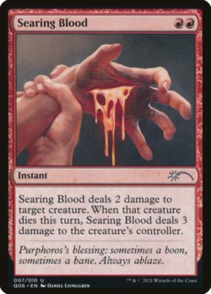 Searing Blood [Pioneer Challenger Decks 2021] | I Want That Stuff Brandon