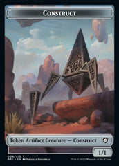 Construct (008) // Phyrexian Myr Double-Sided Token [The Brothers' War Commander Tokens] | I Want That Stuff Brandon