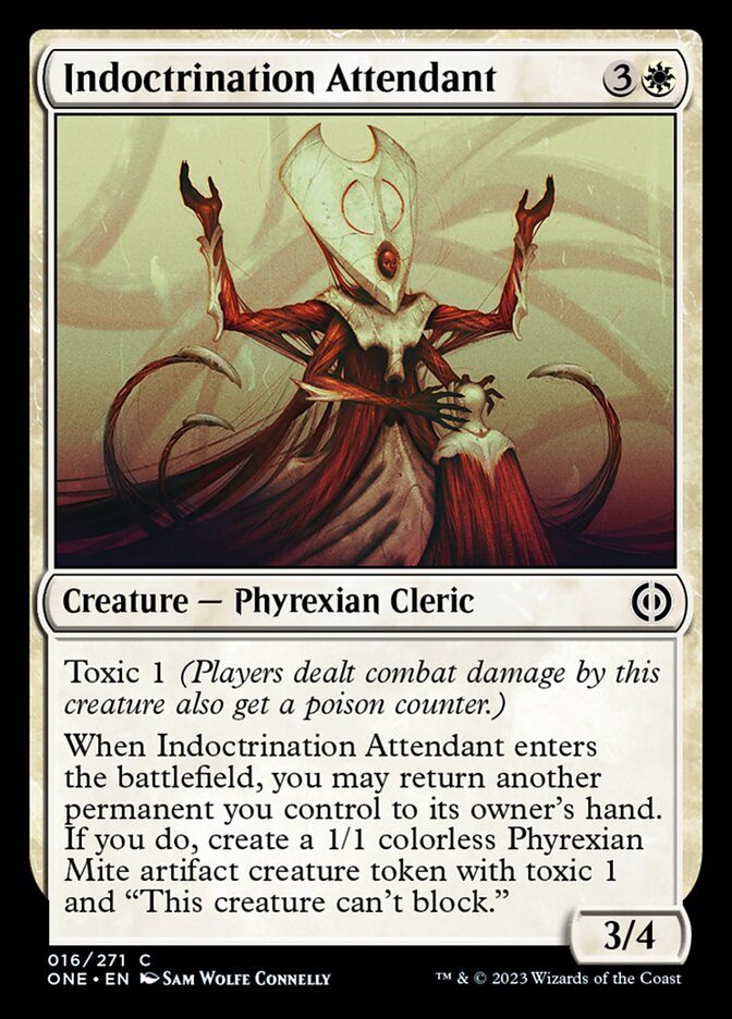 Indoctrination Attendant [Phyrexia: All Will Be One] | I Want That Stuff Brandon