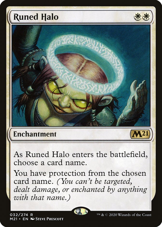 Runed Halo [Core Set 2021] | I Want That Stuff Brandon