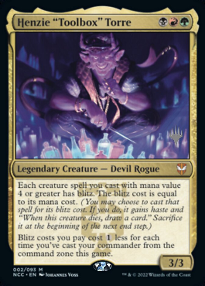 Henzie "Toolbox" Torre (Promo Pack) [Streets of New Capenna Commander Promos] | I Want That Stuff Brandon