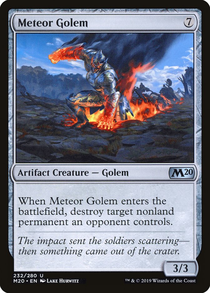 Meteor Golem [Core Set 2020] | I Want That Stuff Brandon