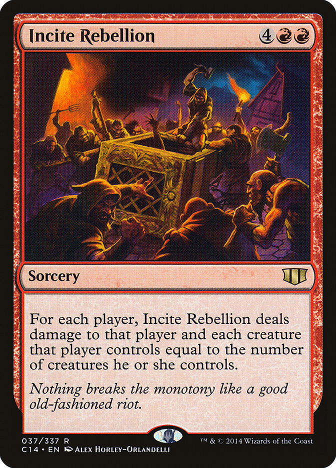 Incite Rebellion [Commander 2014] | I Want That Stuff Brandon