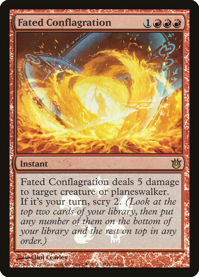 Fated Conflagration (Buy-A-Box) [Born of the Gods Promos] | I Want That Stuff Brandon