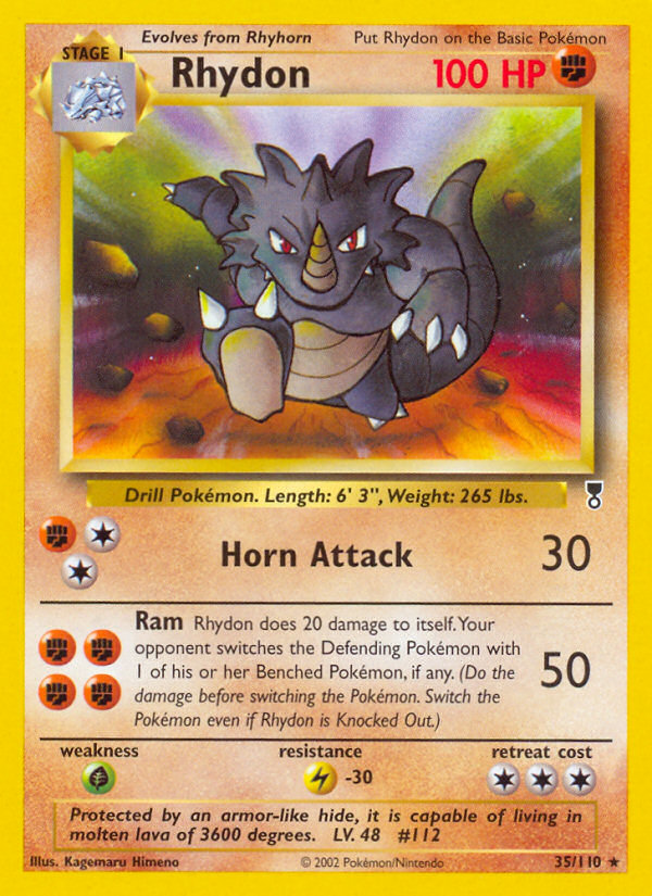 Rhydon (35/110) [Legendary Collection] | I Want That Stuff Brandon