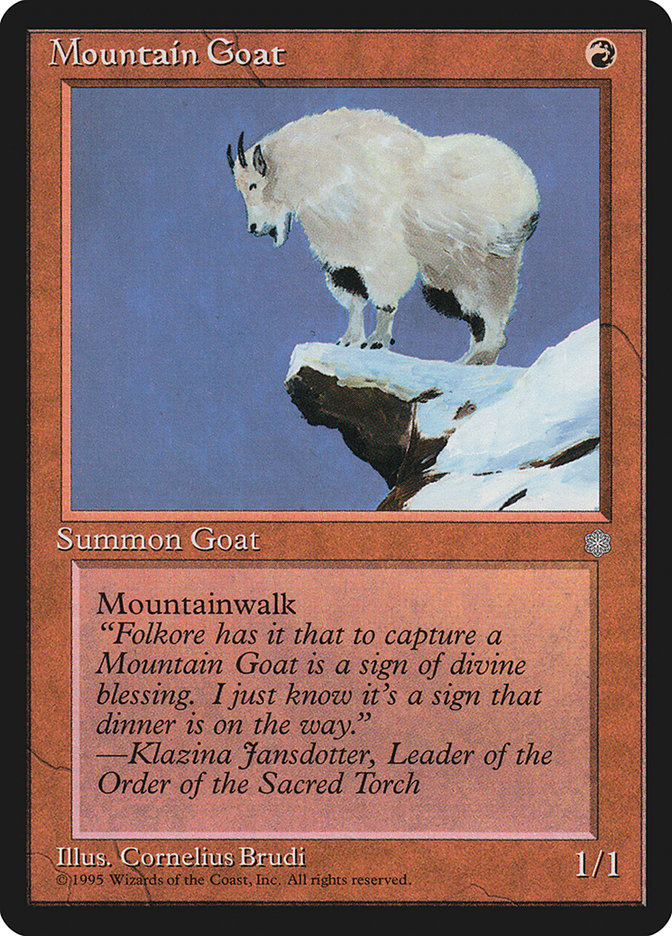 Mountain Goat [Ice Age] | I Want That Stuff Brandon
