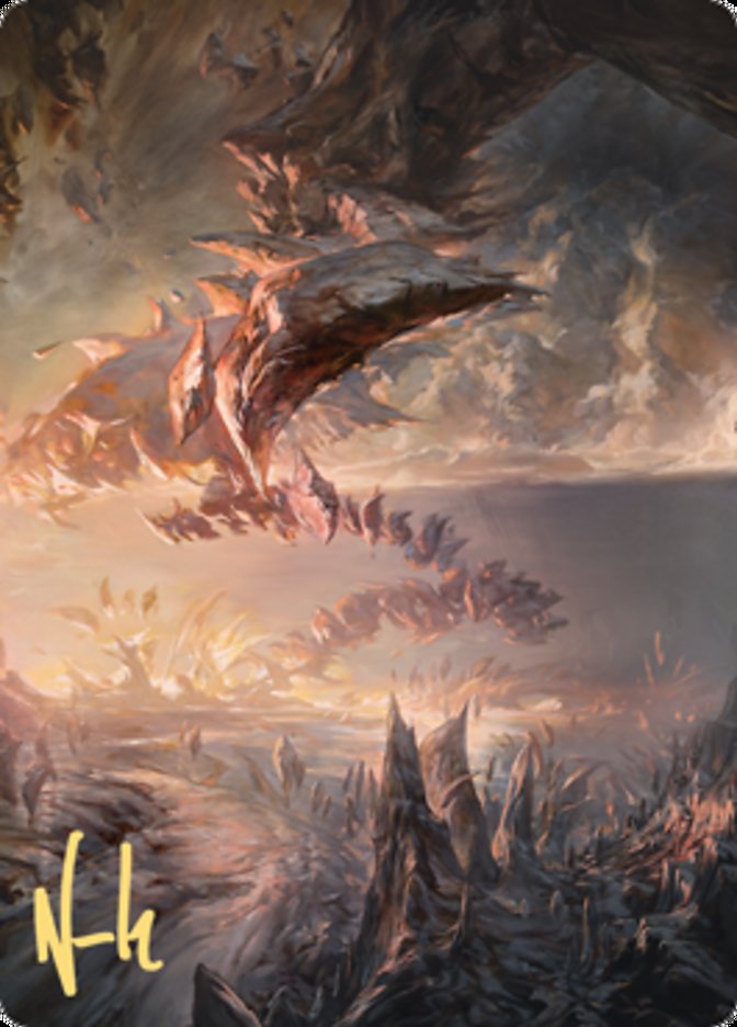 Needleverge Pathway Art Card (Gold-Stamped Signature) [Zendikar Rising Art Series] | I Want That Stuff Brandon