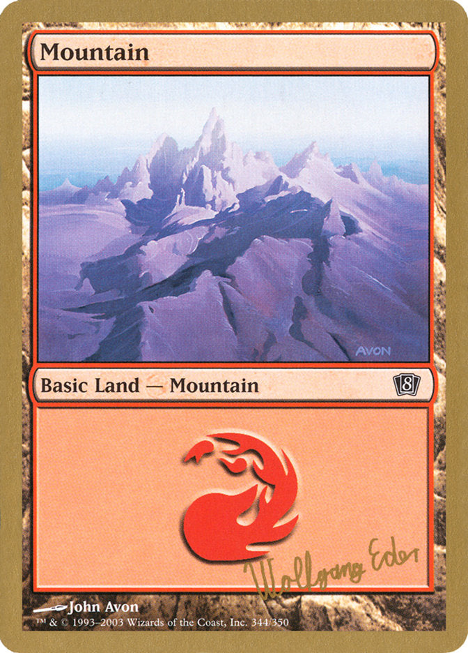 Mountain (Wolfgang Eder) [World Championship Decks 2003] | I Want That Stuff Brandon