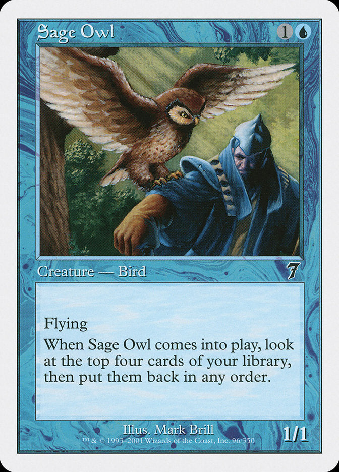 Sage Owl [Seventh Edition] | I Want That Stuff Brandon