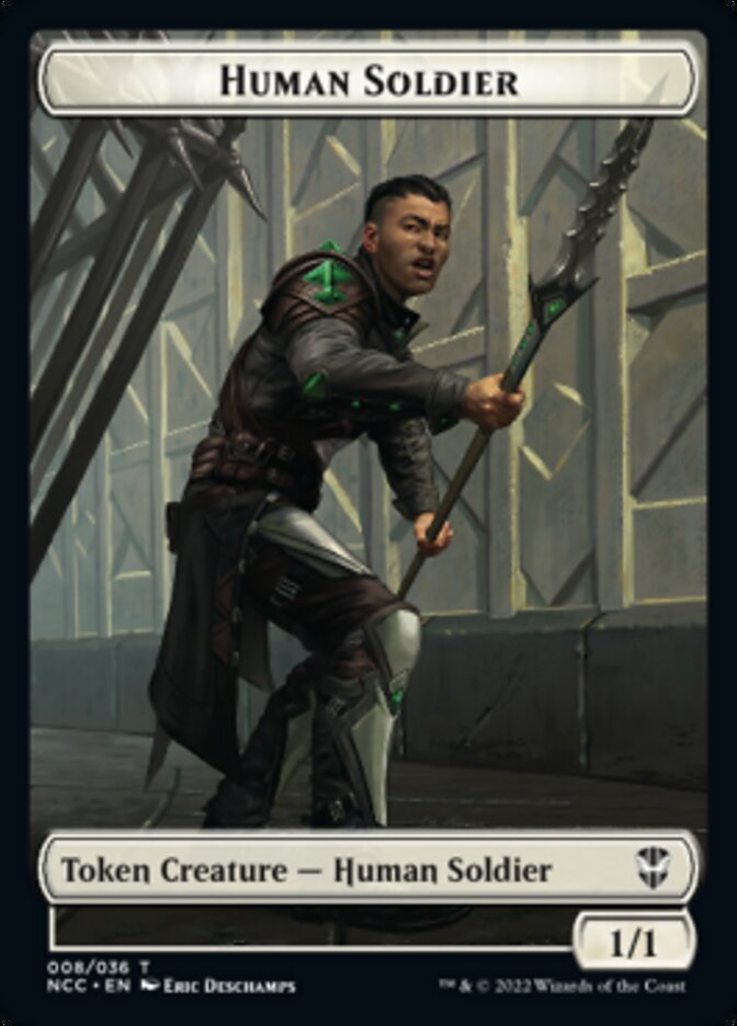 Eldrazi // Human Soldier Double-Sided Token [Streets of New Capenna Commander Tokens] | I Want That Stuff Brandon