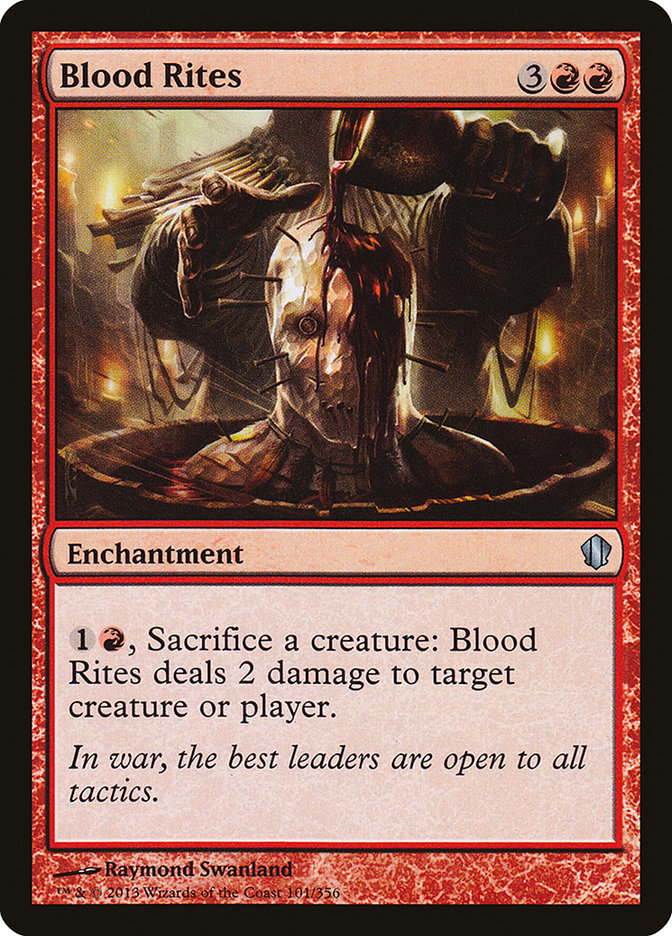 Blood Rites [Commander 2013] | I Want That Stuff Brandon