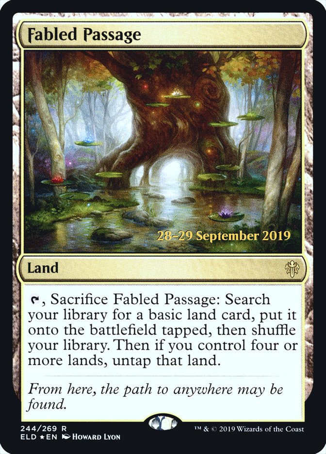 Fabled Passage [Throne of Eldraine Prerelease Promos] | I Want That Stuff Brandon