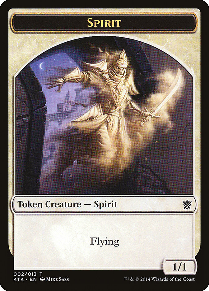 Spirit Token [Khans of Tarkir Tokens] | I Want That Stuff Brandon