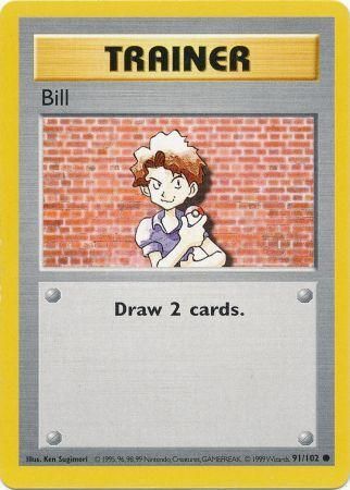 Bill (91/102) [Base Set Shadowless Unlimited] | I Want That Stuff Brandon
