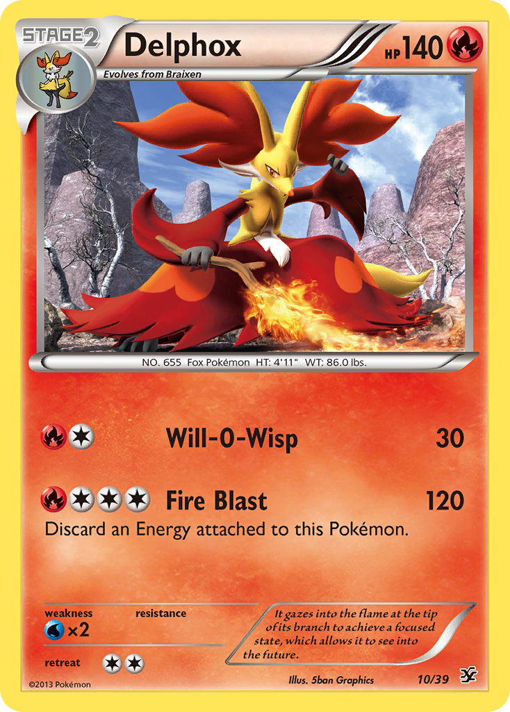 Delphox (10/39) [XY: Kalos Starter Set] | I Want That Stuff Brandon