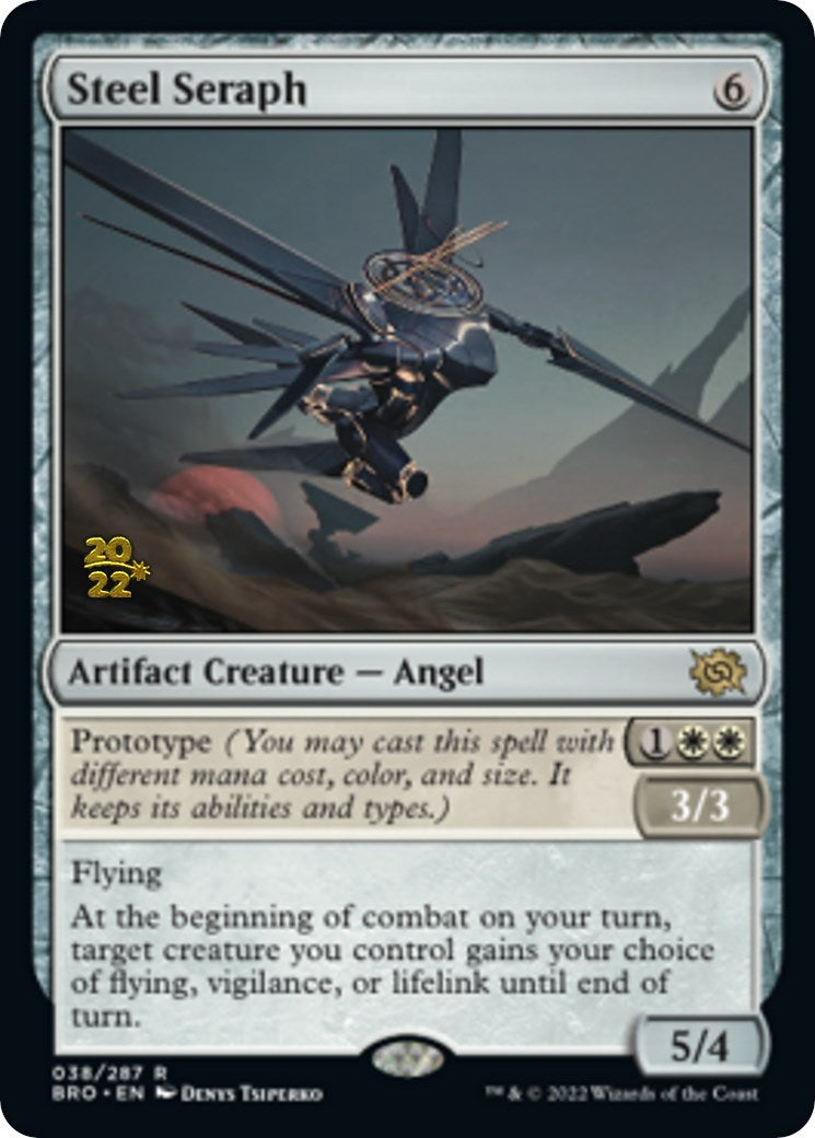 Steel Seraph [The Brothers' War Prerelease Promos] | I Want That Stuff Brandon