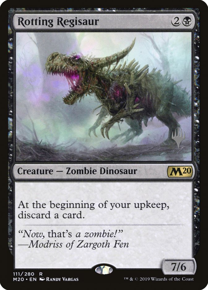 Rotting Regisaur (Promo Pack) [Core Set 2020 Promos] | I Want That Stuff Brandon