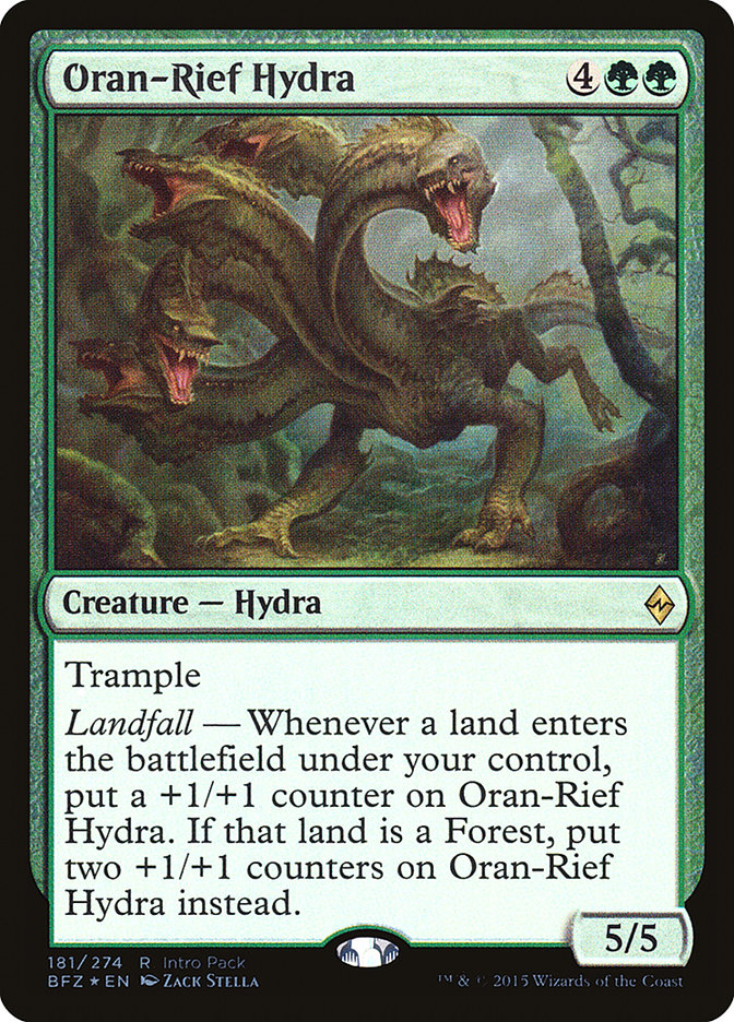 Oran-Rief Hydra (Intro Pack) [Battle for Zendikar Promos] | I Want That Stuff Brandon