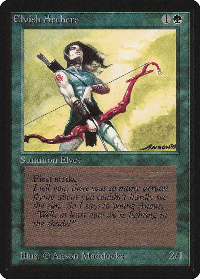 Elvish Archers [Beta Edition] | I Want That Stuff Brandon