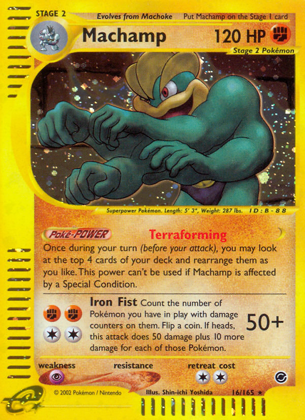 Machamp (16/165) [Expedition: Base Set] | I Want That Stuff Brandon