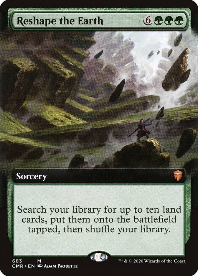 Reshape the Earth (Extended Art) [Commander Legends] | I Want That Stuff Brandon