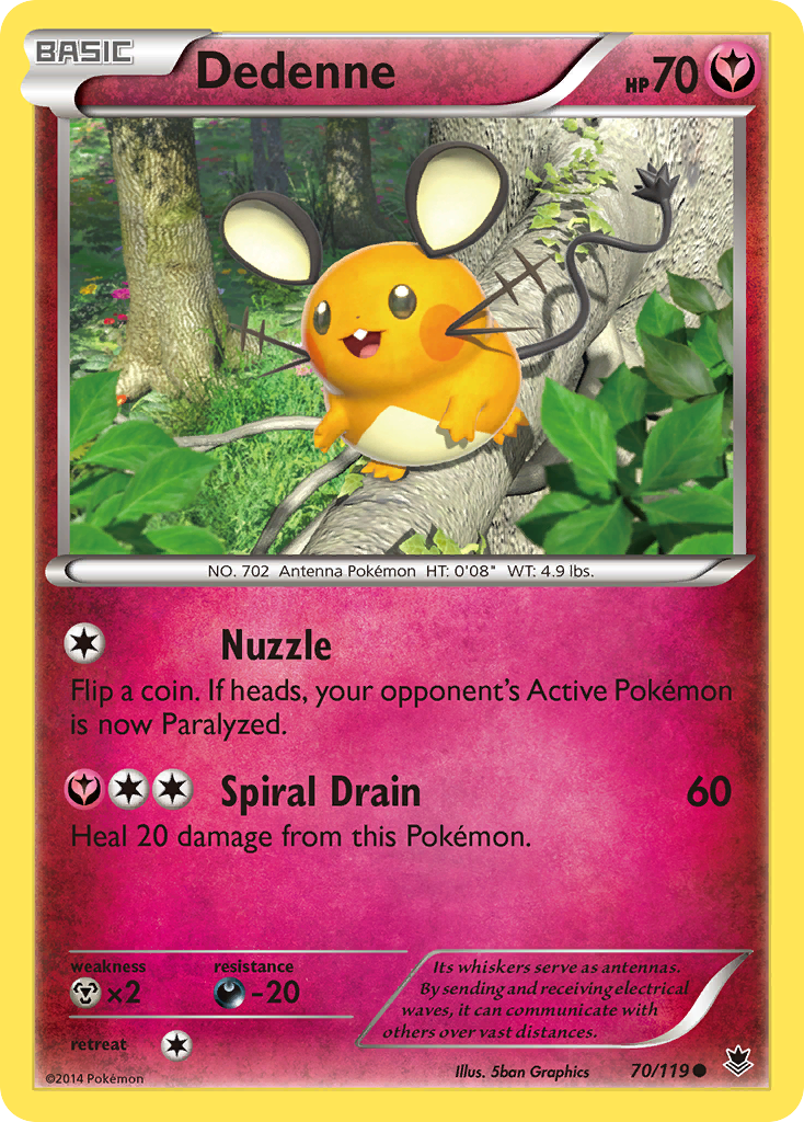 Dedenne (70/119) [XY: Phantom Forces] | I Want That Stuff Brandon