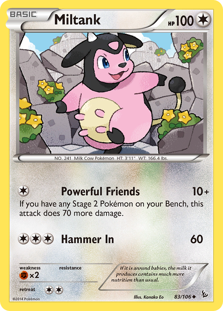 Miltank (83/106) [XY: Flashfire] | I Want That Stuff Brandon