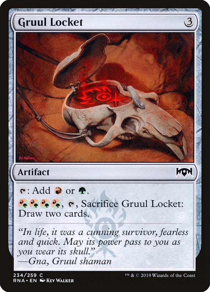 Gruul Locket [Ravnica Allegiance] | I Want That Stuff Brandon