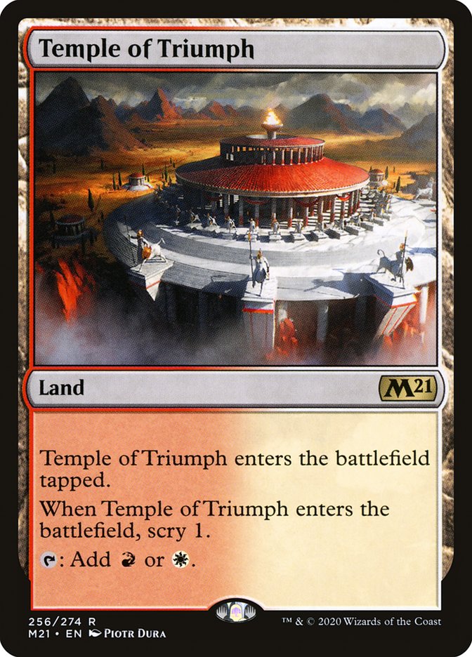 Temple of Triumph [Core Set 2021] | I Want That Stuff Brandon