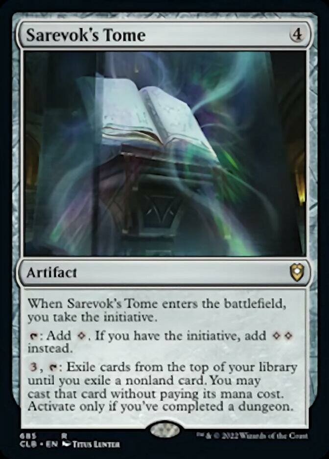 Sarevok's Tome [Commander Legends: Battle for Baldur's Gate] | I Want That Stuff Brandon