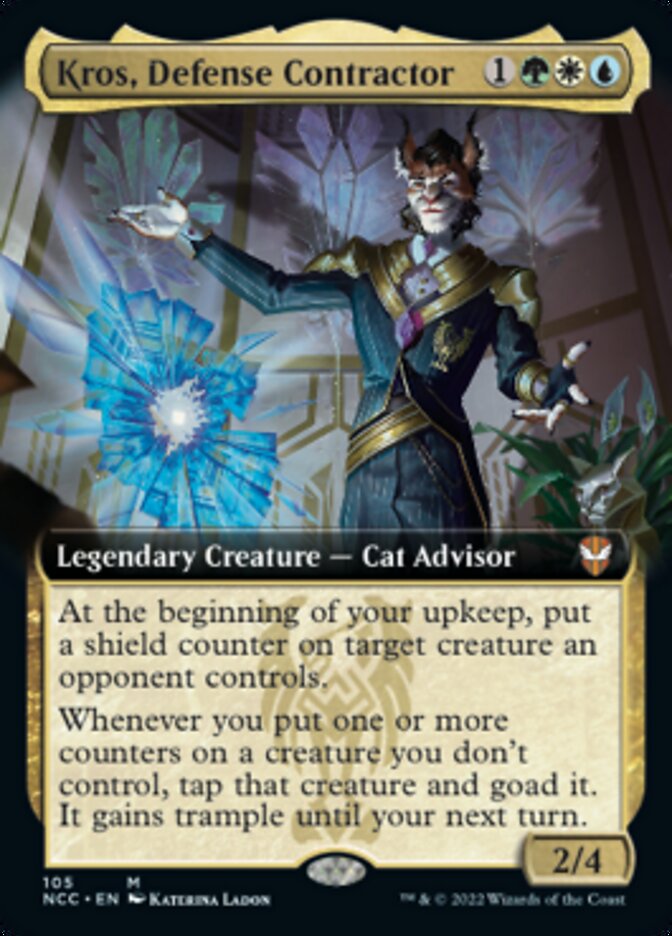 Kros, Defense Contractor (Extended Art) [Streets of New Capenna Commander] | I Want That Stuff Brandon