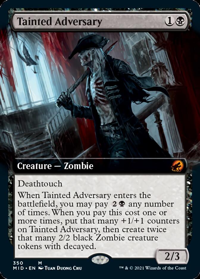 Tainted Adversary (Extended Art) [Innistrad: Midnight Hunt] | I Want That Stuff Brandon