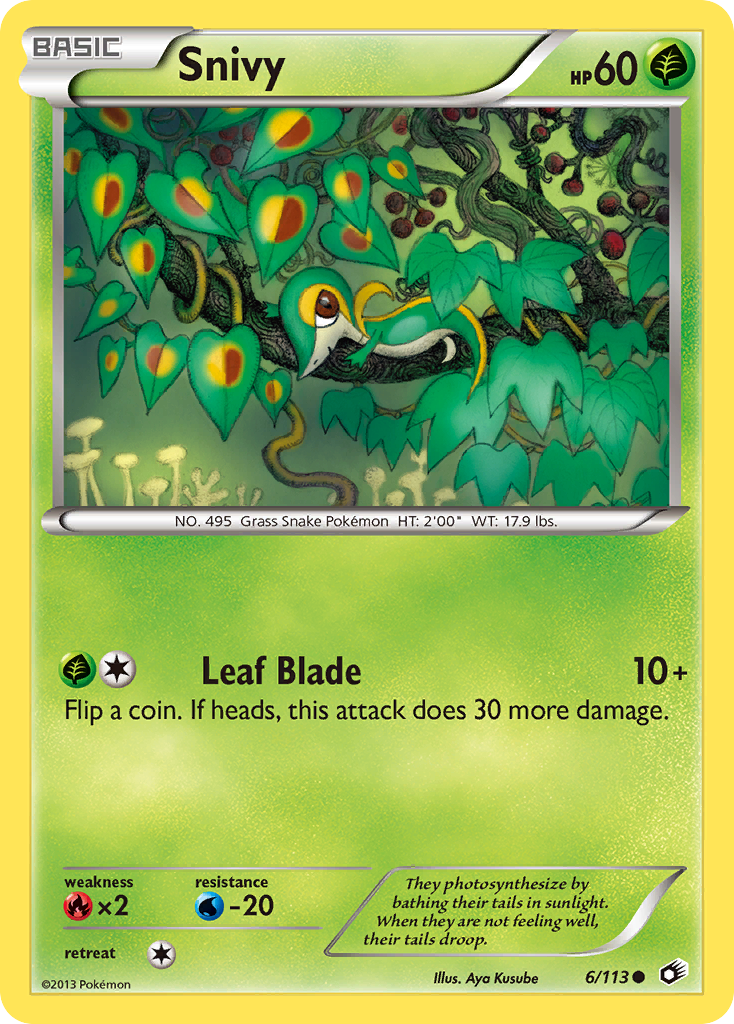 Snivy (6/113) [Black & White: Legendary Treasures] | I Want That Stuff Brandon