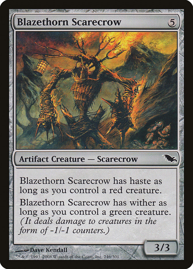 Blazethorn Scarecrow [Shadowmoor] | I Want That Stuff Brandon