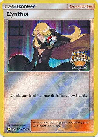 Cynthia (119a/156) (Regional Championship Promo) [Sun & Moon: Ultra Prism] | I Want That Stuff Brandon