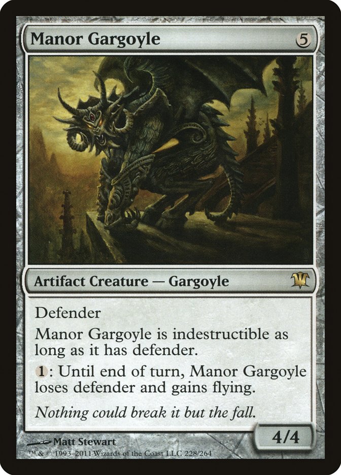 Manor Gargoyle [Innistrad] | I Want That Stuff Brandon