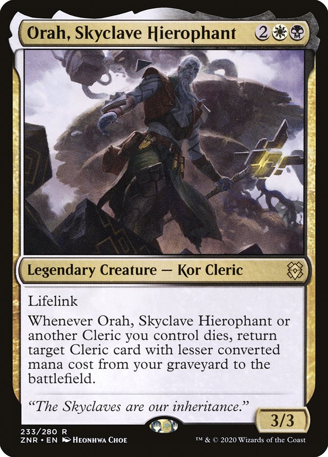 Orah, Skyclave Hierophant [Zendikar Rising] | I Want That Stuff Brandon