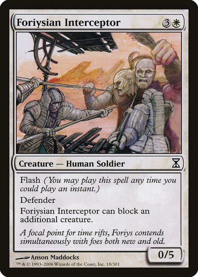 Foriysian Interceptor [Time Spiral] | I Want That Stuff Brandon