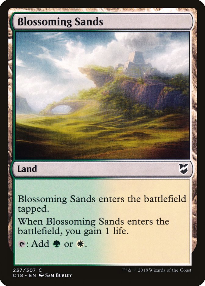 Blossoming Sands [Commander 2018] | I Want That Stuff Brandon