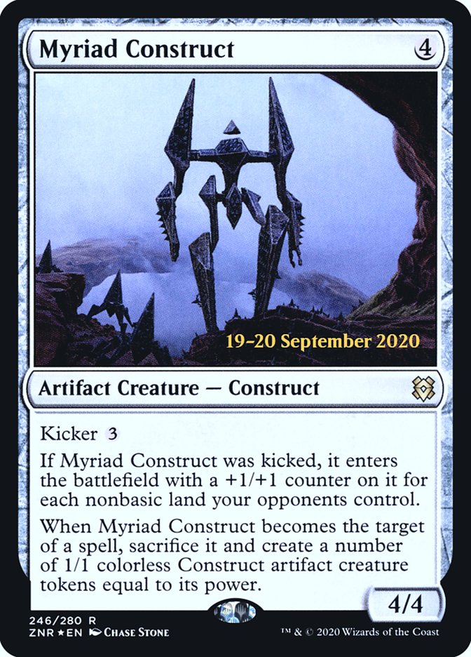 Myriad Construct [Zendikar Rising Prerelease Promos] | I Want That Stuff Brandon