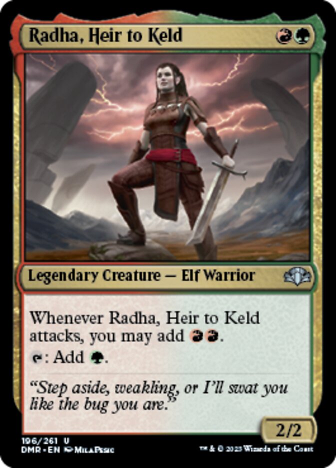 Radha, Heir to Keld [Dominaria Remastered] | I Want That Stuff Brandon