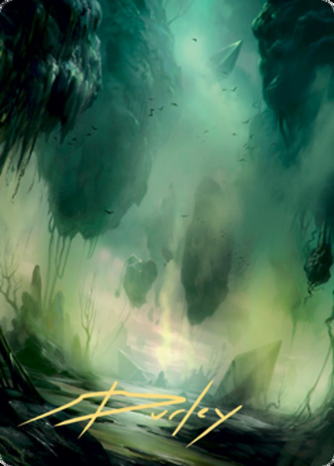 Swamp 1 Art Card (Gold-Stamped Signature) [Zendikar Rising Art Series] | I Want That Stuff Brandon